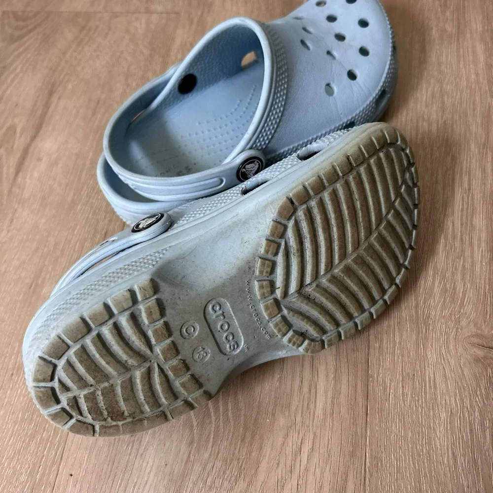 Girls Light Blue Crocs